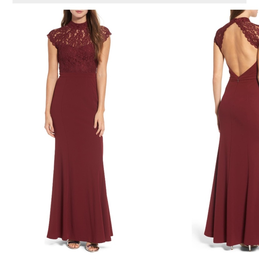 Lulu’s Lace Bridesmaid Dress